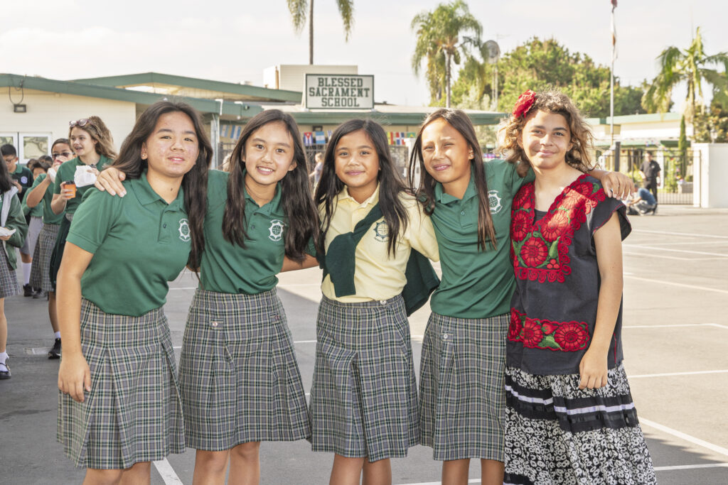 Students enjoy Hispanic Heritage Month festivities.